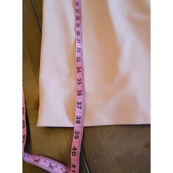 Calvin Klein Flutter Sleeve Dress Women's Size 2 Light Pink Knee Length Lined - Picture 11 of 14